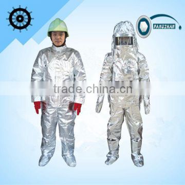 Flame retardant heat resistant fireman protective suit