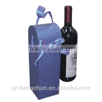 Wedding packaging wine glass paperboard box with handle