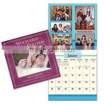 Factory direct custom calendar printing desk calendar 2016