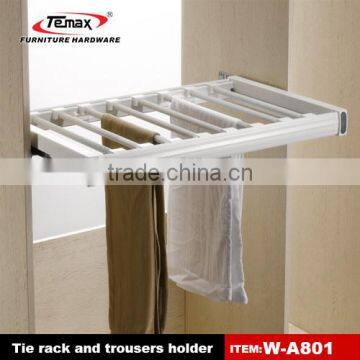 wardrobe tie rack wardrobe trousers rack telescopic clothes rack