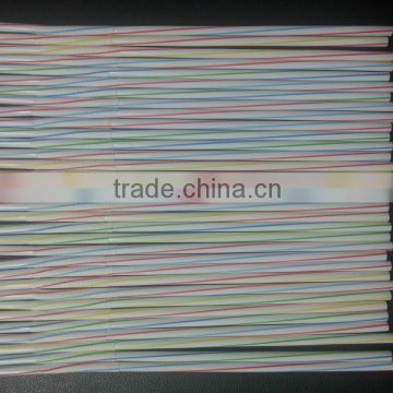 disposable plastic striped flexible drinking straw