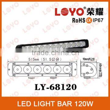 20.3'' 120W led light bar C r ee Spot flood combo beam off road 12V 24V DC led light bars