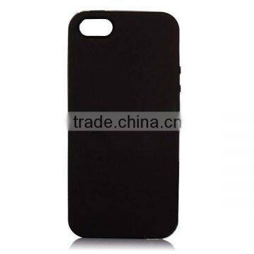 For iphone 5 black hard plastic case/cover