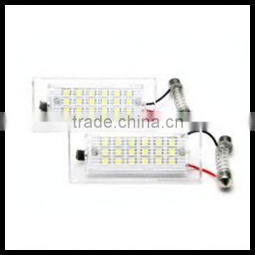 super bright 18smd 3528 led license plate number light for bmw e53 x3 x5 7000k xenon white led tail numer plate lamp kit