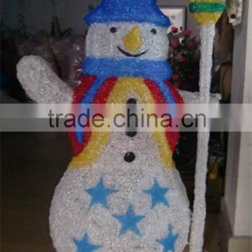 Funny christmas decorative snowman moving christmas snowman christmas standing snowman outdoor decoration motif light