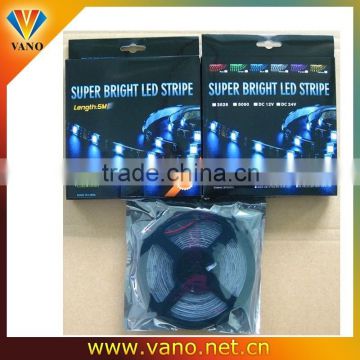 Super bright black& white base light 5050smd Led strip