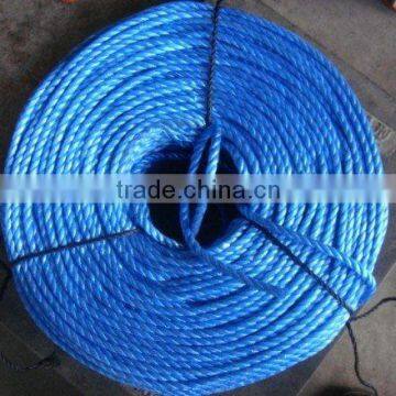 SPLIT FILM POLYPROPYLENE ROPE IN BLUE