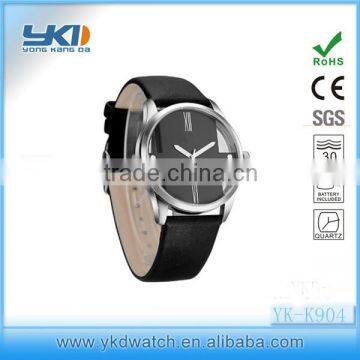 hot new products lastest man watch of made in leather strap display