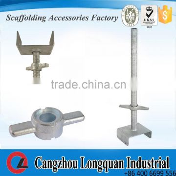 adjustable screw scaffolding u head jack base