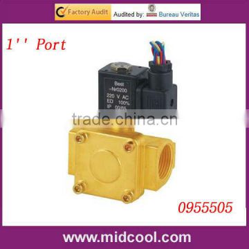 0955505 1'' Port Size Normally Open Diaphragms Water Solenoid Brass Valves