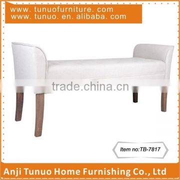 Bench&lounge&couch,Bedroom use,Buttons on seat,Rubber wood legs,TB-7817