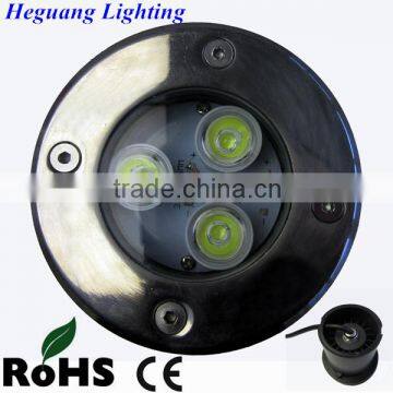 waterproof 12v 3w led underground light / led inground light