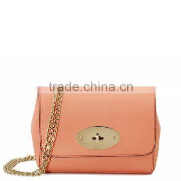 Fake Leather Fashion Women Cross Body Wholesale Handbag Chain