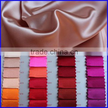 wholesale color chart thick italian cotton silk satin fabric