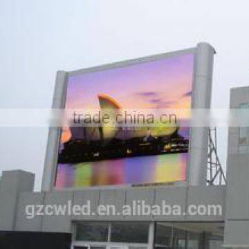 China guangzhou high quality flexible p16 outdoor full color led advertising display