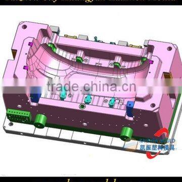 Plastic automobile rear bumper mould