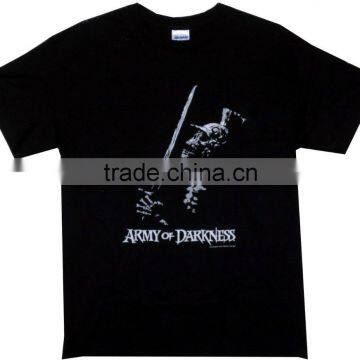 High Quality Silk Screen Black Custom Print Long Line T Shirt Men At MEGA EMPIRE