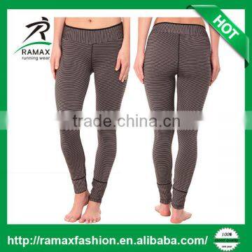 Ramax Custom Women Yoga Stripe Tight Bodybuilding Pants