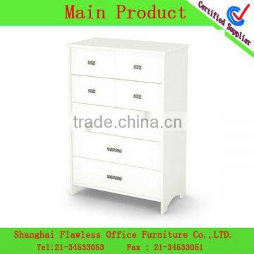 2013 newest wood bedroom Collection 5-Drawer Chest Pure White FL-BF-0320