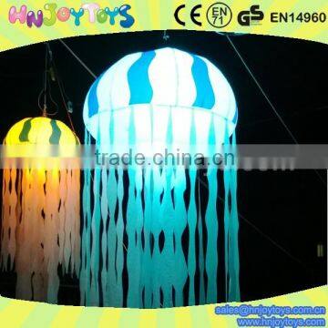 party decorations with led inflatable jellyfish fish lamp