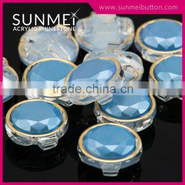 Wholesale Fashion Dyed Blue Pearl Sew on Decorative Accessory for Clothes