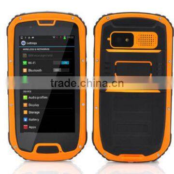 S09 rugged mobile phone Quad core/GPS/WIFI 3G (IP68) PTT android smart outdoor mobile phone