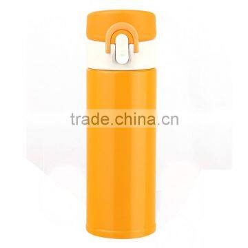 2016 new design high quality stainless steel water bottle/250ML fresh orange vacuum cup