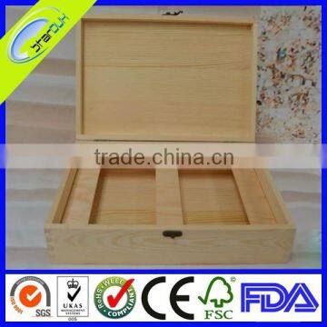Large Wooden Book Shaped Box With Inner Tray photo-2