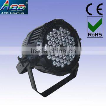 outdoor led par light, 54*3w led waterproof par can, full color led strobe light