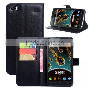 Wholesale High Quality PU Leather Mobile Phone Case For Wiko Darkside