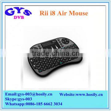 2.4GHz Rii Mini i8 Wireless air mouse With keyboard remote control for PC Pad Android TV Box