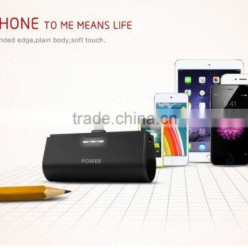 Cheapest Portable External Tail Plug Power Bank Battery Charger For iPhone and Samsung