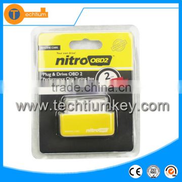 Plug and Drive NitroOBD2 Performance Chip Tuning Box for Benzine Cars