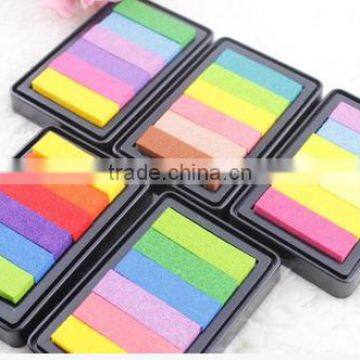 colorful sponge padding for stamp