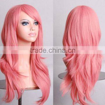 Cosplay Costume Long pink body wave wig N372