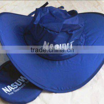 polyester foldable mountaineering Folding sun hat cap