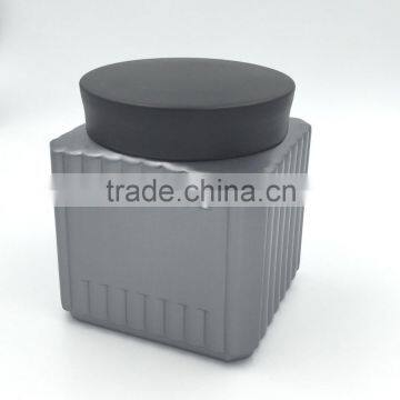 750ml hair gel jar hair conditioner hair wax jar HDPE square jar