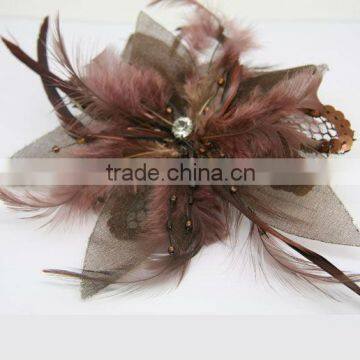 Hair Clip/hair accessories with feathers-H3510