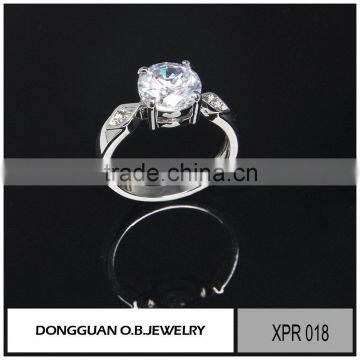 Wholesale Diamond Ring Pave Setting Jewelry Ring S925 Sterling Silver Rings photo-4