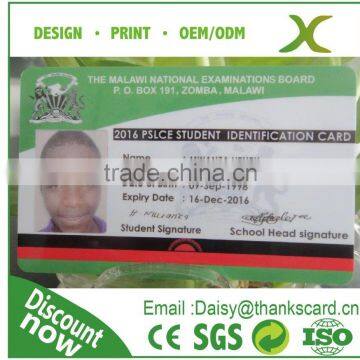 Free Design~~~!!! school student ID card/ examination card/ UV fluorescent ID Card