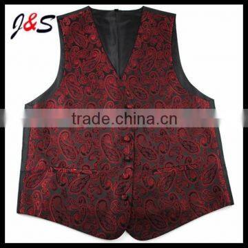 Fashion Mens Silk Paisley Vest and Silk Tie Set photo-2