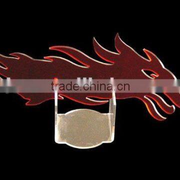 dark red acrylic dragon display holder crafts