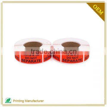 Wholesale High Quality Waterproof Warning Adhesive Label Sticker photo-4