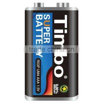 Zinc chloride battery 6F22 BATTERY