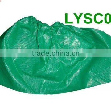 Disposable cleanroom PE CPE boot cover shoe cover