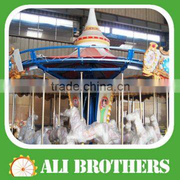 [Ali Brothers] Alibaba Fr kids playground equipment Indoor Carousel kiddie ride merry go round for sale