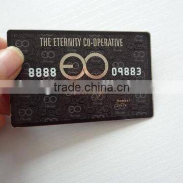 New most popular etching metal business card