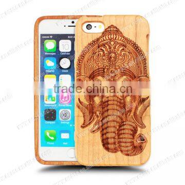 Yuanzhao Hot Sell Cherry Wood Mobile Parts Smartphone Case/Cellphone Case for iphone 6