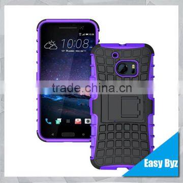 [EASYBYZ] Factory price heavy duty rugged Cover Case kickstand hybrid Combo Cover Case for HTC M10