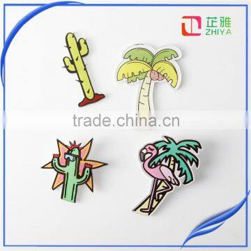 LOW MOQ OEM personalized acrylic custom brooch,custom made brooch jewelry